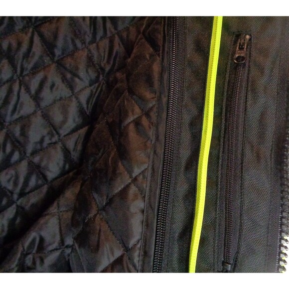 GWRRA Motorcycle Racing Jacket Sz S Men's Lime Green - Picture 5 of 9